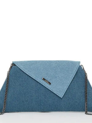 SUSU- Angelica Denim Clutch Two Tone