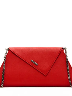 SUSU- Angelica Red Leather Clutch