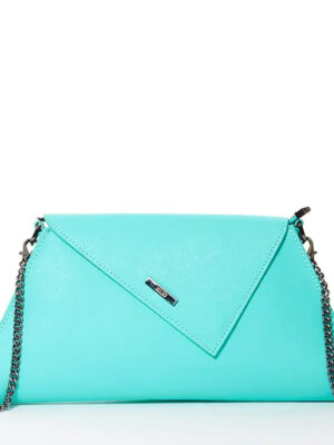 SUSU- Angelica Turquoise Clutch Leather