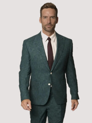 Lodevole- Zignone Slim Fit Blazer Dark Teal