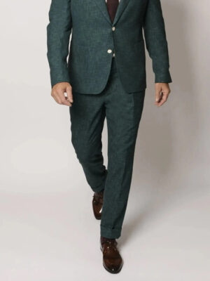 Lodevole- Zignone Slim Fit Trousers Dark Teal