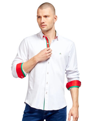 "Elevate your style with the Stallion Button-Down Shirt!