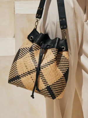 The Winding Road- Rattan Sling Bag