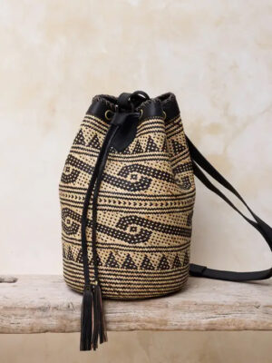 The Winding Road- Rattan Tribal Sling Bag