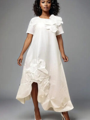 N By Nancy Asymmetrical Hem Dress