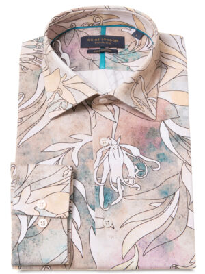 Guide London Pastel Color Floral Shirt